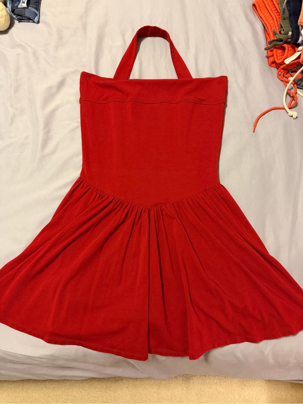 American Eagle Outfitters Red Halter Romper